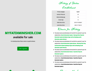 myfatdiminisher.com screenshot