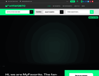 myfavorito.com screenshot