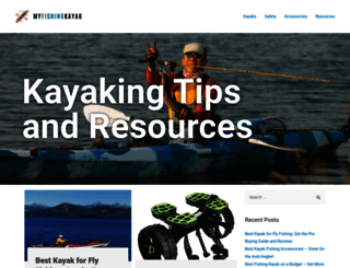 myfishingkayak.com screenshot