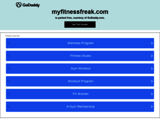 myfitnessfreak.com screenshot