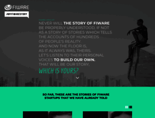 myfiwarestory.fiware.org screenshot
