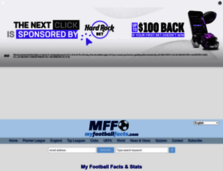 myfootballfacts.com screenshot