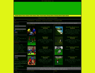 myfootballgames.org screenshot