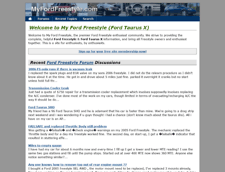 myfordfreestyle.com screenshot