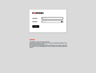 myfortinet.com screenshot