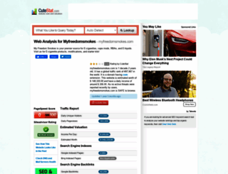myfreedomsmokes.com.cutestat.com screenshot