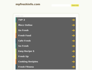 myfreshinfo.com screenshot