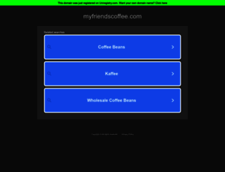 myfriendscoffee.com screenshot