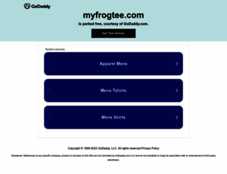 myfrogtee.com screenshot