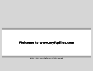 myftpfiles.com screenshot