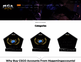 mygamingaccounts.com screenshot