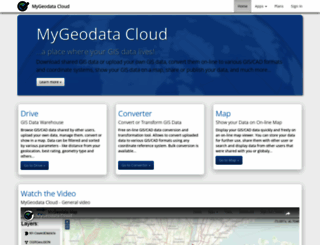 mygeodata.eu screenshot