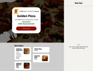 mygoldenpizza.com screenshot