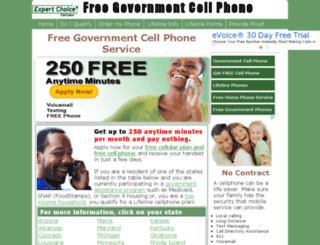 mygovernmentcellphone.com screenshot