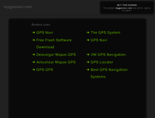 mygpsnavi.com screenshot