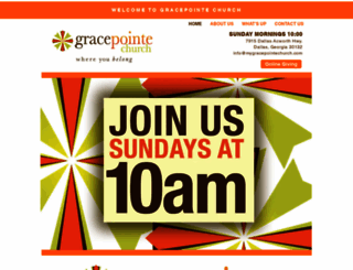 mygracepointechurch.com screenshot