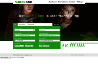 mygreen.taxi screenshot