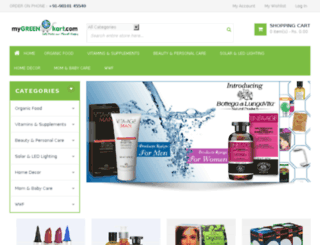 mygreenkart.com screenshot