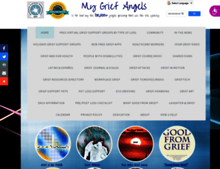 mygriefangels.org screenshot