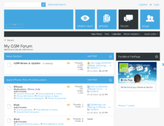 mygsmforum.com screenshot