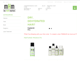 myhairmatters.com.au screenshot