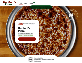 myhartfordspizza.com screenshot