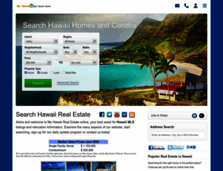 myhawaiirealestateonline.com screenshot