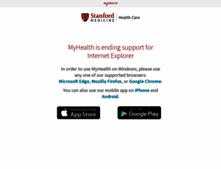 myhealth.stanfordhealthcare.org screenshot
