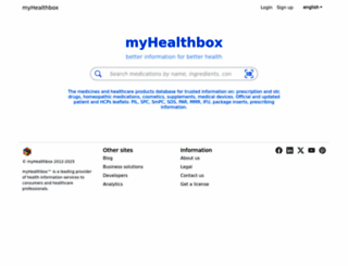 myhealthbox.eu screenshot