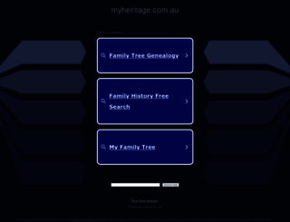 myheritage.com.au screenshot