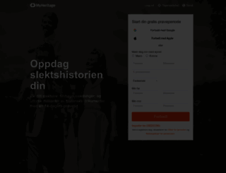 myheritage.no screenshot