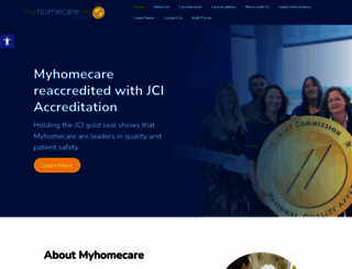myhomecare.ie screenshot