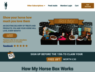 myhorsebox.com screenshot