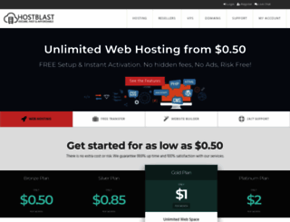 myhostblast.net screenshot