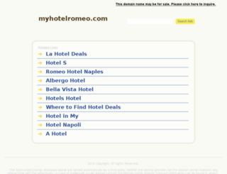 myhotelromeo.com screenshot