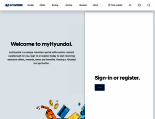 myhyundai.com.au screenshot