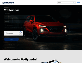 myhyundai.com screenshot
