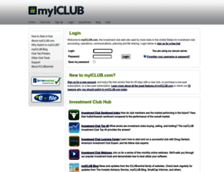 myiclub.com screenshot