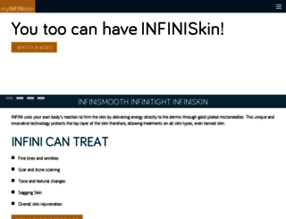 myinfiniskin.com screenshot