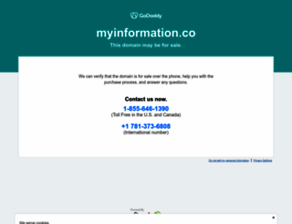 myinformation.co screenshot