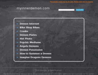 myinnerdemon.com screenshot