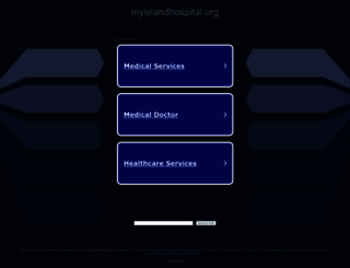 myislandhospital.org screenshot