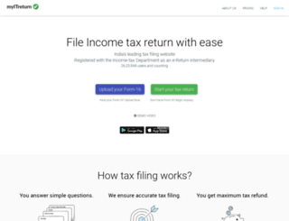 myitreturn.in screenshot