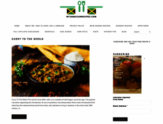 myjamaicanrecipes.com screenshot