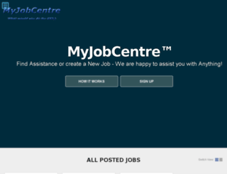 myjobcentre.co.uk screenshot