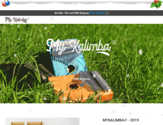 mykalimba.store screenshot