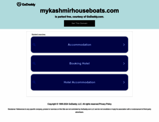 mykashmirhouseboats.com screenshot