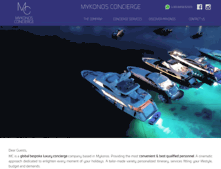 mykonos-concierge.com screenshot