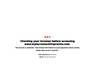 mylacrossechiropractor.com screenshot