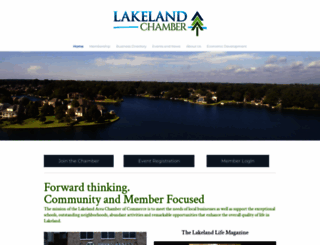 mylakelandchamber.org screenshot